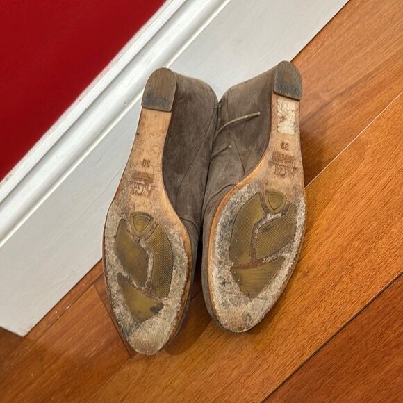 AGL Women's Desert Lace Up Wedge Heels Booties Attilio Giusti Leombruni size 39 - Picture 6 of 10